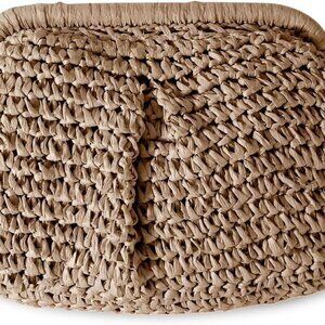 Straw Clutch Purse Women Boho Crossbody Summer Beach Handwoven Shoulder